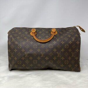 432 Pre Owned Authentic Louis Vuitton Monogram Speedy 40 Travel Handbag SP0935
